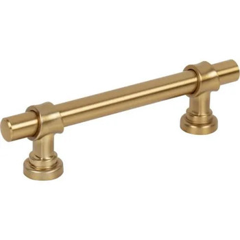 Top Knobs, Dakota, Bit, 3 3/4" (96mm) Bar Pull, Honey Bronze - alt view