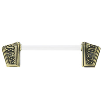 Edgar Berebi, Urban Metro, Rivoli II, 4" Straight Pull, Burnish Brass