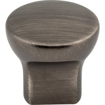 Elements, Brenton, 1" Knob, Brushed Pewter - alternate view