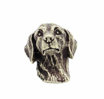 Buck Snort Lodge, Dogs, Dachshund Knob, Brass Oxidized