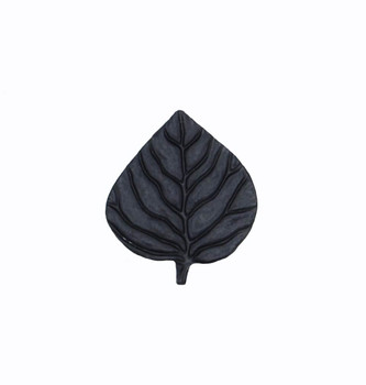 Buck Snort Lodge, Leaves and Trees, Aspen Leaf Knob, Matte Black