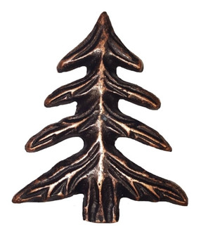 Buck Snort Lodge, Leaves and Trees, Pine Tree Knob, Oil Rubbed Bronze