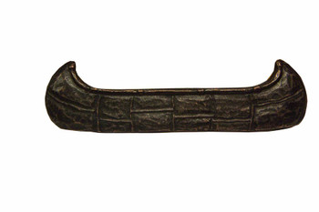 Buck Snort Lodge, Rustic and Lodge, 2 15/16" Canoe Pull, Oil Rubbed Bronze