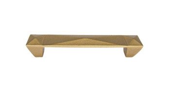 Buck Snort Lodge, Rustic and Lodge, 3 3/4" (96mm) Pyramid Pull, Lux Gold