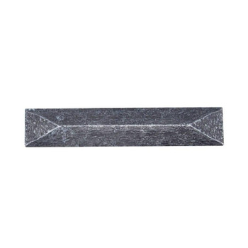 Buck Snort Lodge, Rustic and Lodge, 3 3/4" (96mm) Rustic Pyramid Pull, Pewter Oxidized