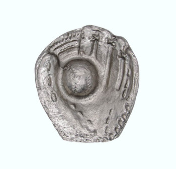 Buck Snort Lodge, Sports, Baseball Glove with Ball Knob, Nickel