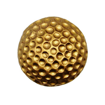 Buck Snort Lodge, Sports, Golf Ball Cabinet Knob, Lux Gold