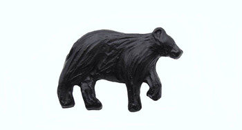 Buck Snort Lodge, Wildlife, Bear Facing Right Knob, Matte Black