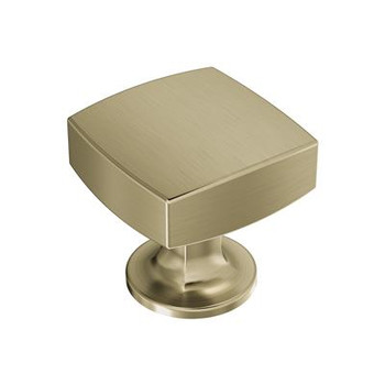 Amerock, Everett, 1 1/4" (32mm) Square Knob, Golden Champagne