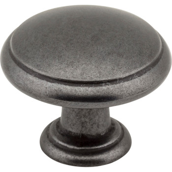 Elements, Gatsby, 1 3/16" Round Knob, Gunmetal