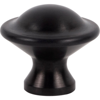 Atlas Homewares, Torrance, 1 1/8" Round Knob, Matte Black