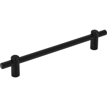 Top Knobs, Garrison, Dempsey, 6 5/16" (160mm) Bar Pull, Flat Black - alt image