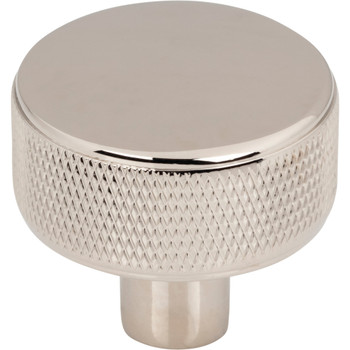 Top Knobs, Garrison, Burnham, 1 1/4" Round Knob, Polished Nickel