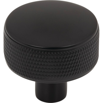 Top Knobs, Garrison, Burnham, 1 1/4" Round Knob, Flat Black