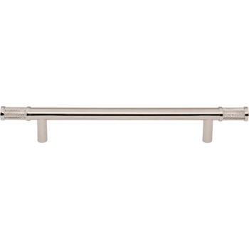 Top Knobs, Garrison, Burnham, 6 5/16" (160mm) Bar Pull, Polished Nickel