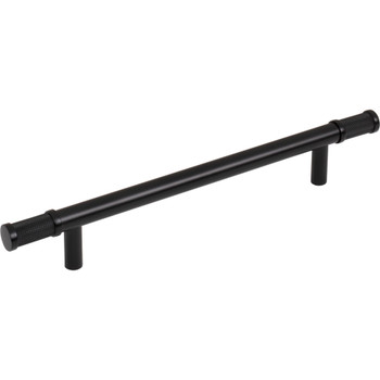 Top Knobs, Garrison, Burnham, 6 5/16" (160mm) Bar Pull, Flat Black - alt image