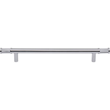 Top Knobs, Garrison, Burnham, 7 9/16" (192mm) Bar Pull, Polished Chrome