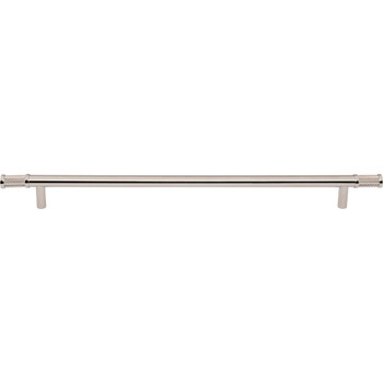 Top Knobs, Garrison, Burnham, 12" (305mm) Bar Pull, Polished Nickel