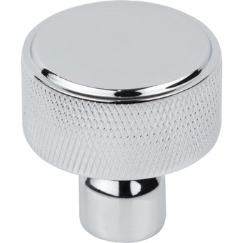 Top Knobs, Garrison, Garrison, 1 1/4" Round Knob, Polished Chrome