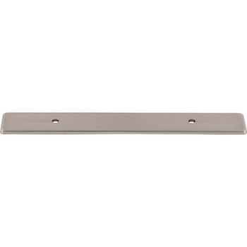 Top Knobs, Garrison, Radcliffe, 3 3/4" (96mm) Pull Backplate, Brushed Satin Nickel