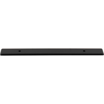 Top Knobs, Garrison, Radcliffe, 5 1/16" (128mm) Pull Backplate, Flat Black