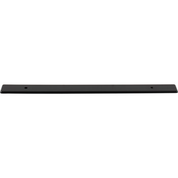 Top Knobs, Garrison, Radcliffe, 7 9/16" (192mm) Pull Backplate, Flat Black