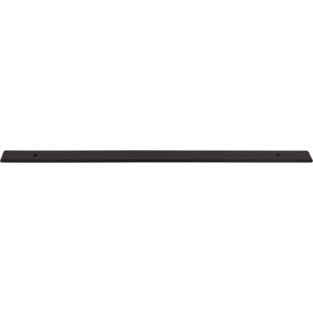 Top Knobs, Garrison, Radcliffe, 18" Appliance Pull Backplate, Flat Black