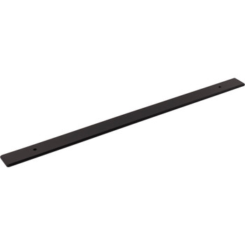 Top Knobs, Garrison, Radcliffe, 18" Appliance Pull Backplate, Flat Black - alt image