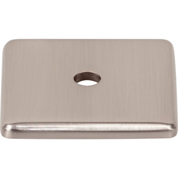 Top Knobs, Garrison, Radcliffe, 1 1/4" Length Knob Backplate, Brushed Satin Nickel