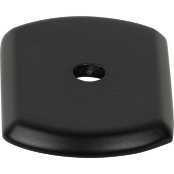 Top Knobs, Garrison, Wescott, 1 1/2" Length Knob Backplate, Flat Black