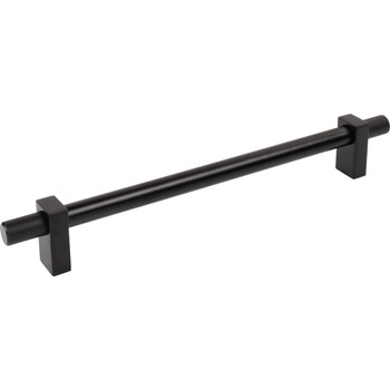 Jeffrey Alexander, Larkin 4, 12" (305mm) Bar Appliance Pull with Knurled Ends, Matte Black