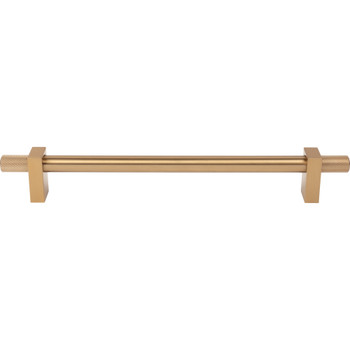 Jeffrey Alexander, Larkin 4, 18" Bar Appliance Pull with Knurled Ends, Satin Bronze - alt image 1