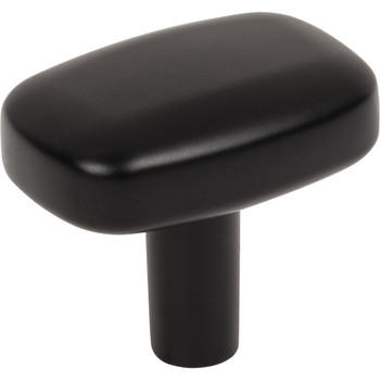 Jeffrey Alexander, Loxley, 1 1/2" Rectangle Knob, Matte Black