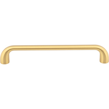 Jeffrey Alexander, Loxley, 6 5/16" (160mm) Curved Pull, Brushed Gold - alt image 1