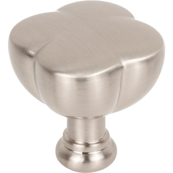 Jeffrey Alexander, Southerland, 1 1/4" Clover Knob, Satin Nickel