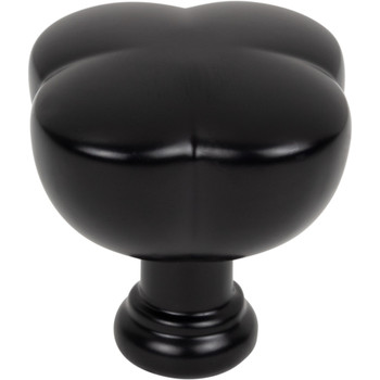 Jeffrey Alexander, Southerland, 1 1/2" Clover Knob, Matte Black - alt image 1