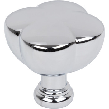 Jeffrey Alexander, Southerland, 1 1/2" Clover Knob, Polished Chrome