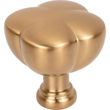 Jeffrey Alexander, Southerland, 1 1/2" Clover Knob, Satin Bronze