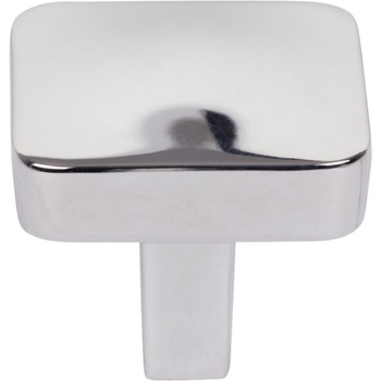 Jeffrey Alexander, Whitlock, 1 1/4" Square Knob, Polished Chrome - alt image 1