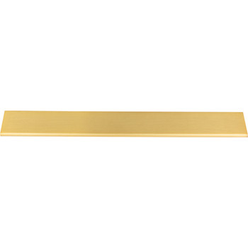 Elements, Edgefield, 12" Length, 3 17/32" Center Edge Pull, Aluminum Brushed Gold - alt image 1