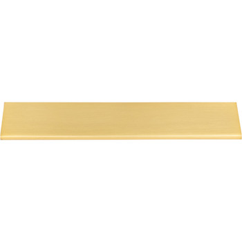 Elements, Edgefield, 8" Length, 3 17/32" Center Edge Pull, Aluminum Brushed Gold - installed 1