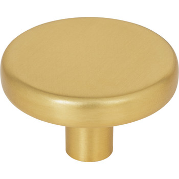 Elements, Gibson, 1 5/8" Round Knob, Brushed Gold