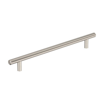 Amerock, Bar Pulls, 8 13/16" (224mm) Bar Pull, Sterling Nickel