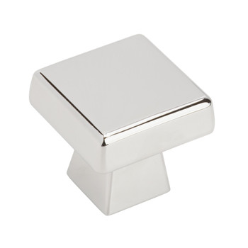 Amerock, Blackrock, 1 1/2" (38mm) Square Knob, Polished Chrome