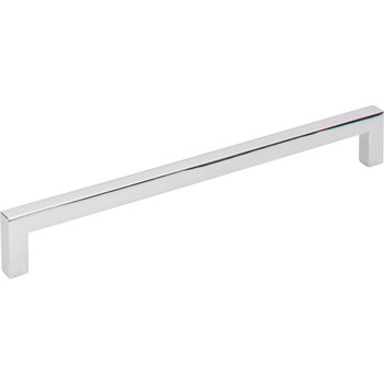 Elements, Stanton, 7 9/16" (192mm) Square Ended Pull, Polished Chrome