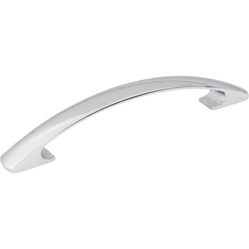 Elements, Strickland, 5 1/16" (128mm) Curved Pull, Polished Chrome