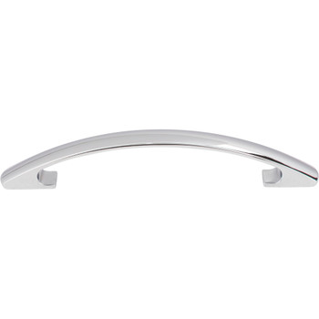 Elements, Strickland, 5 1/16" (128mm) Curved Pull, Polished Chrome - alternate view