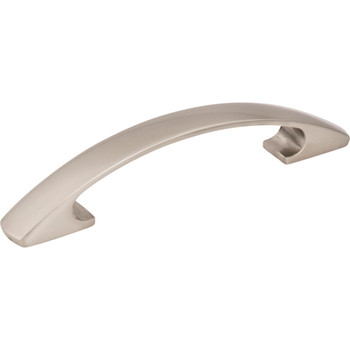 Elements, Strickland, 3 3/4" (96mm) Curved Pull, Satin Nickel