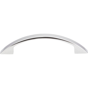 Elements, Somerset, 3 3/4" (96mm) Curved Pull, Polished Chrome - alternate view