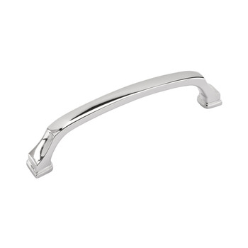 Amerock, Revitalize, 6 5/16" (160mm) Curved Pull, Polished Chrome